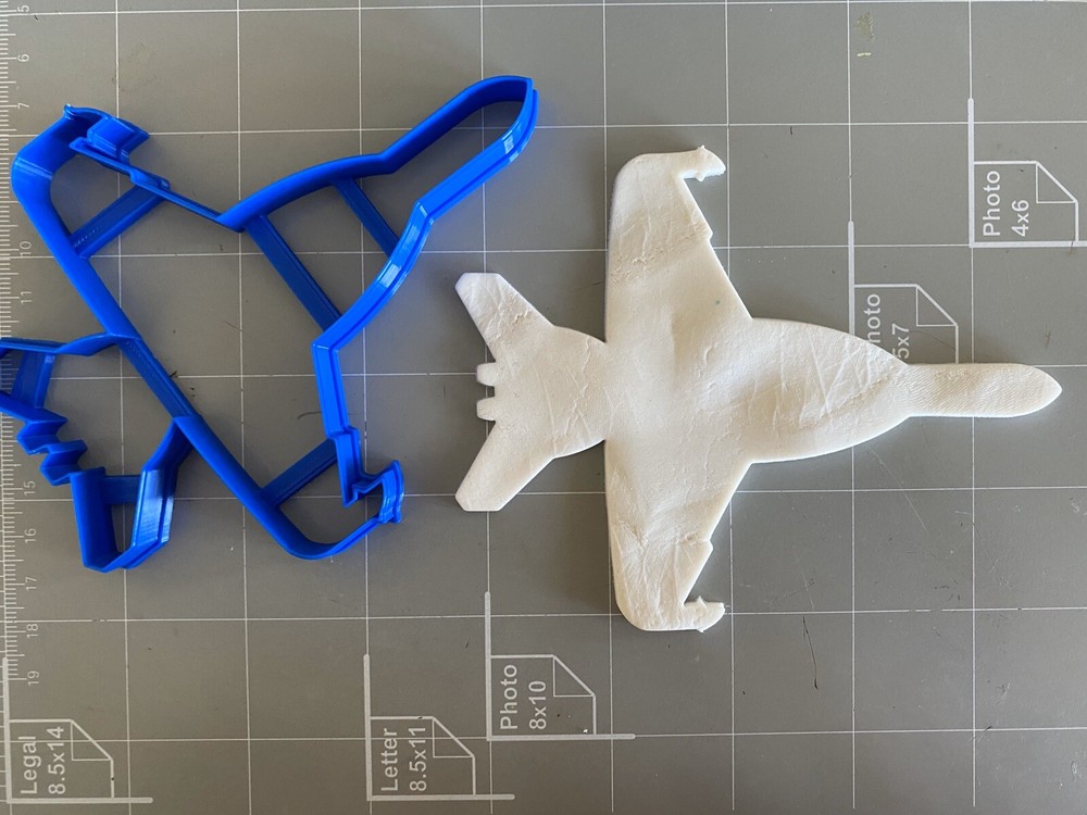 F18 Military Aircraft Cookie Cutter