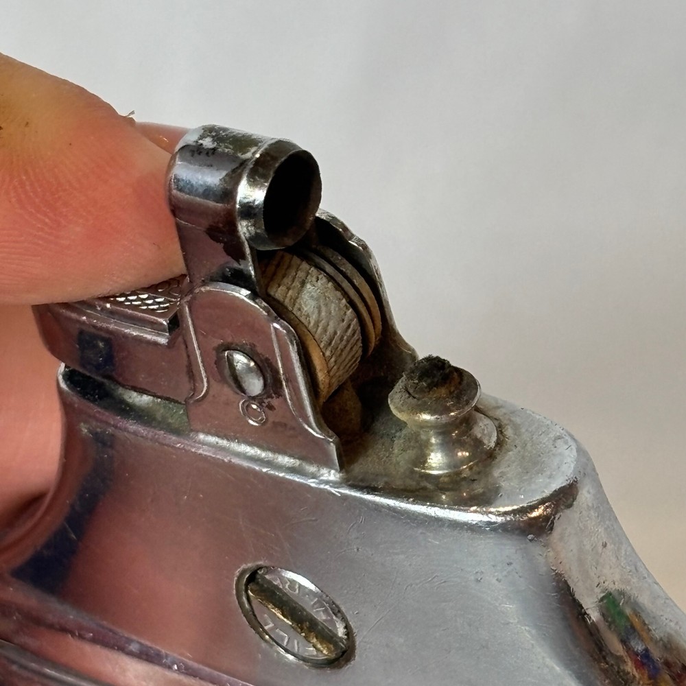 Vtg Ronson Mastercase Lighter Cigarette Case Combo