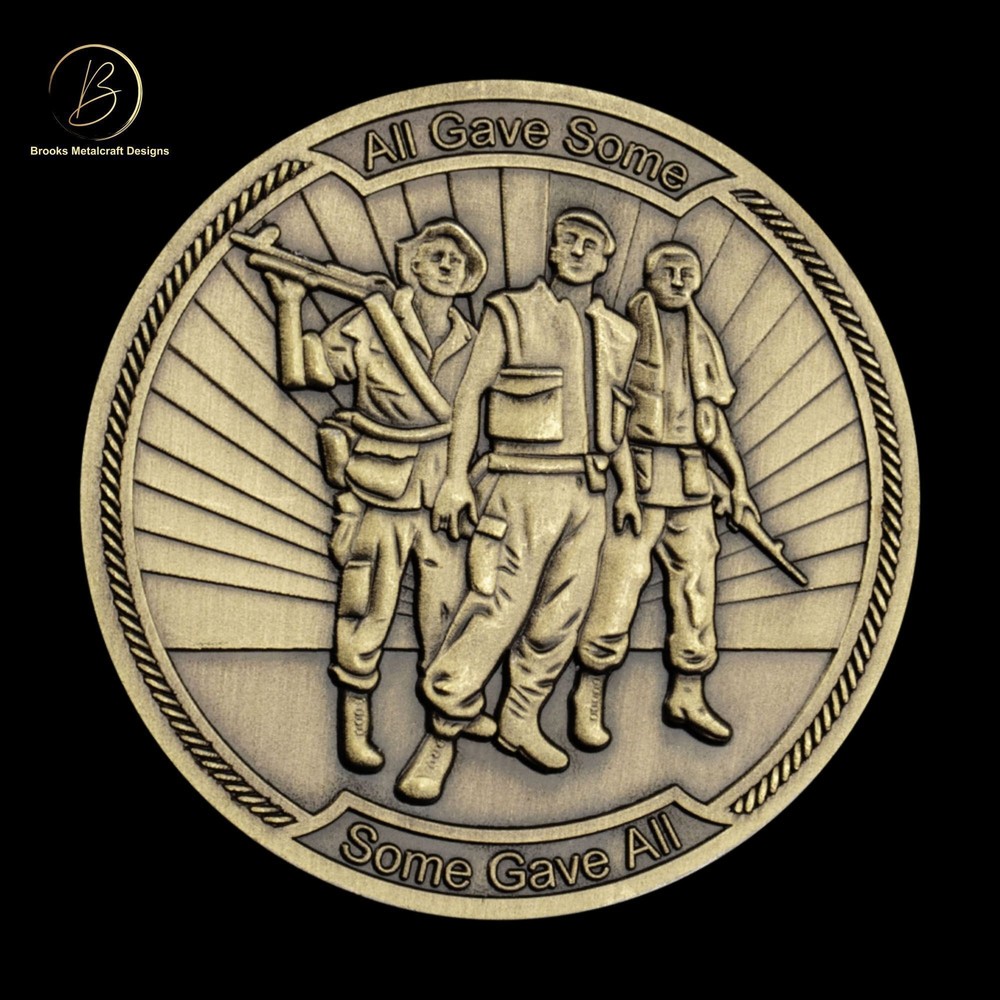 Vietnam Veteran Always Remember Challenge Coin
