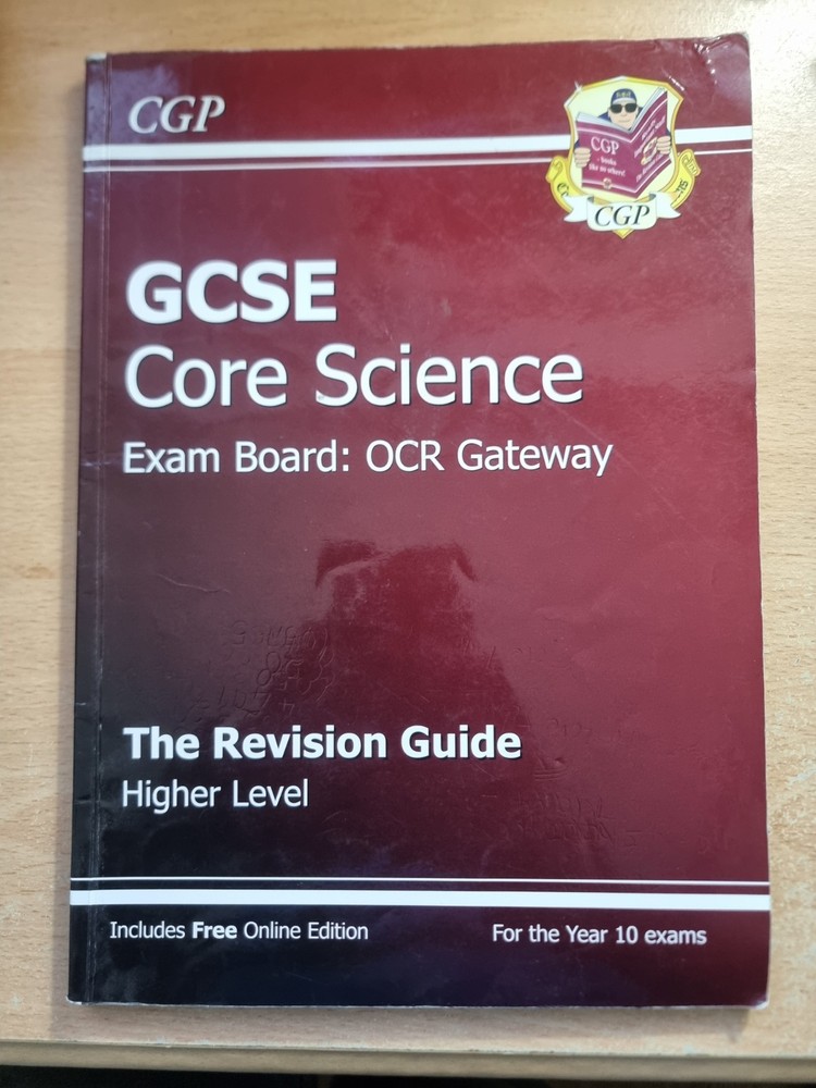 GCSE Core Science OCR Gateway Revision Guide Higher Level