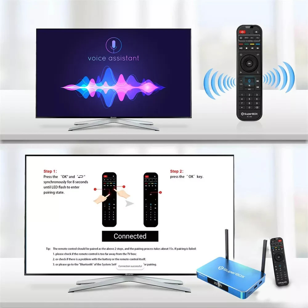 SuperBox S6 Max, 6K UltraHD, Voice Command - No Fees - Fast Ship - Make Offer!!