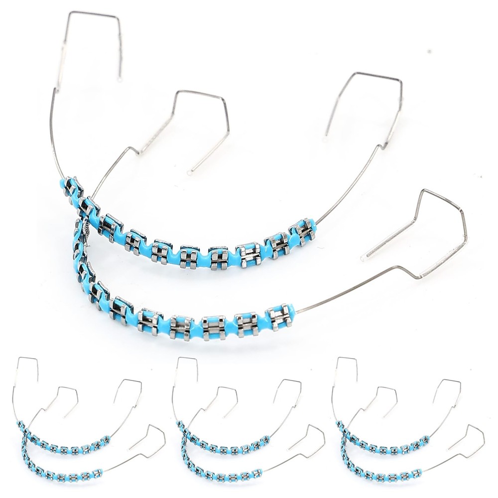 4 Pair of Temporary Tooth Decoration, Teeth Retainer Practical Brackets para ...