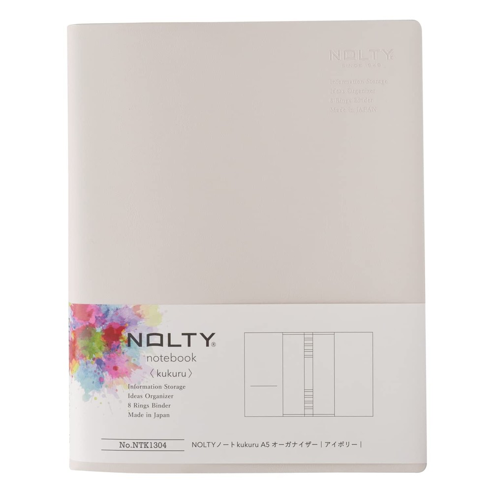 NOLTY Note kukuru A5 Organizer File White NTK1304