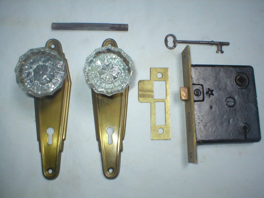 Antique Door Hardware Set