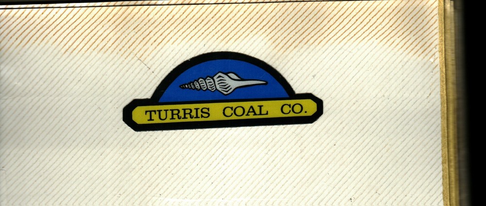 NICE WESTERN TURRIS COAL CO. COAL MINING STICKERS # 931