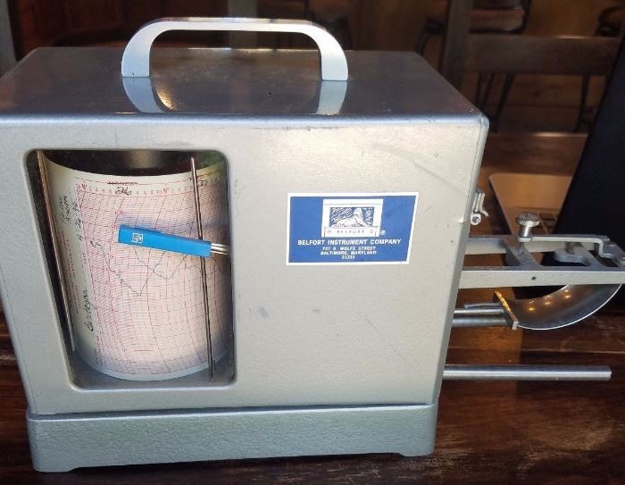BAS46 NWS FORM 1076 THERMOGRAPH CHARTS Weekly 