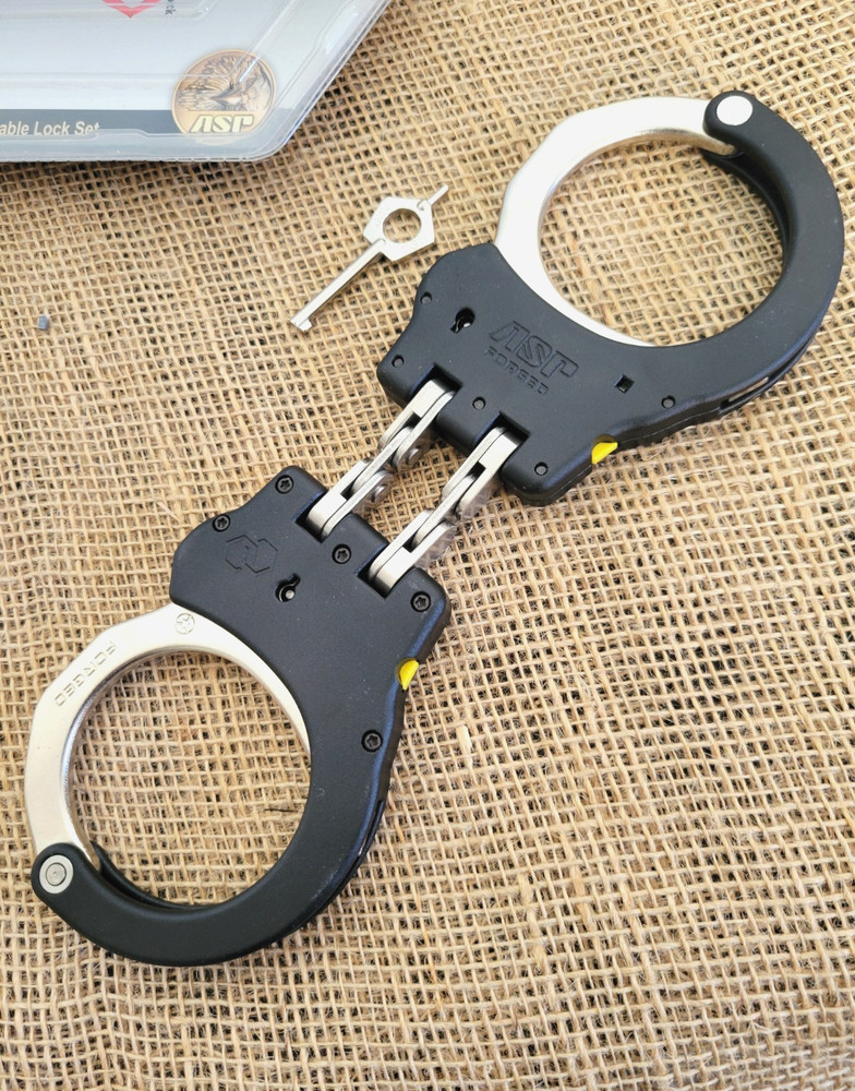 ASP Hinge Ultra Plus Handcuffs Keyless Double-Lock Assembly Hinge Restraints