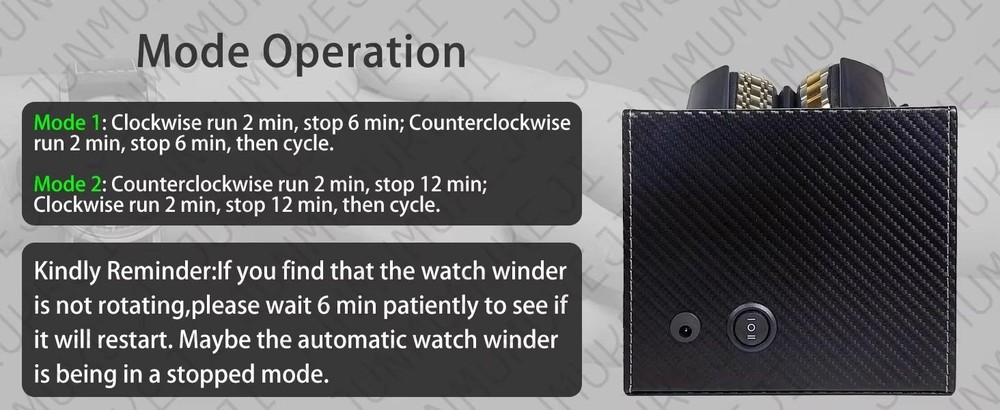 3 Watch Winder Automatic Triple Watch Charger Spinner