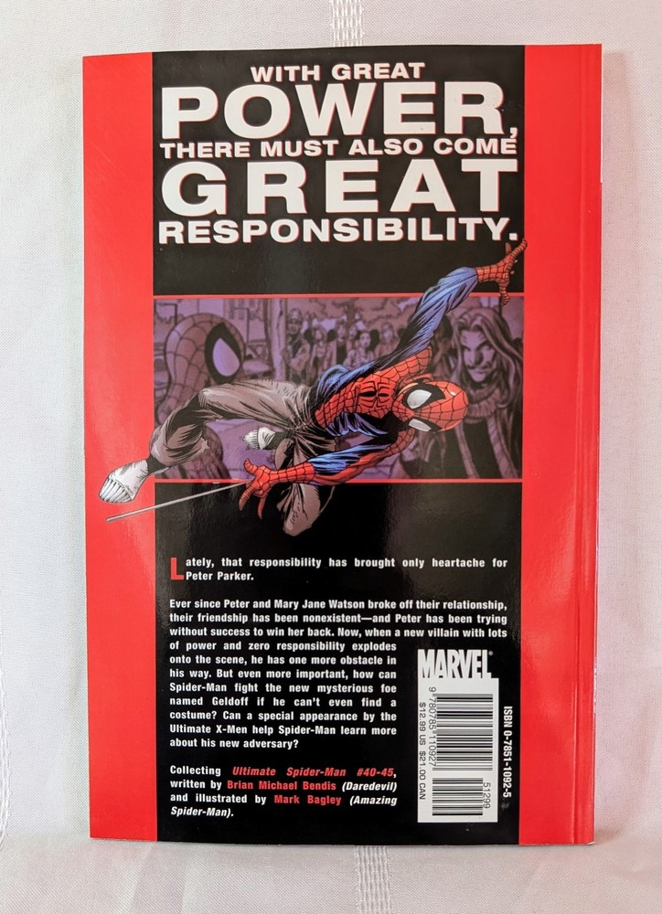 Ultimate Spider-Man TPB #7: Irresponsible (Marvel, 2003)