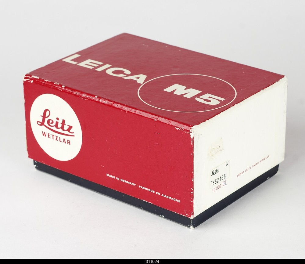Orginal Box For Camera  Leica M5