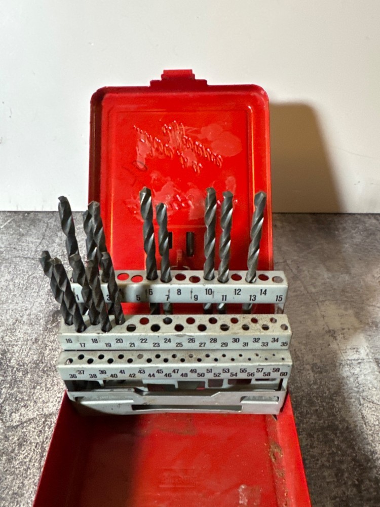 Snap On Drill Case #DB160B Snap on Drill Bits incomplete