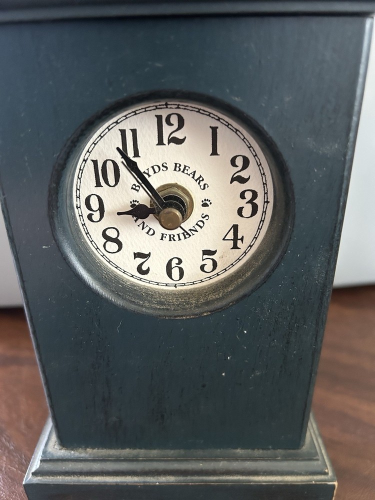 Boyds Bears Balley OnTime Clock 1997-WORKS