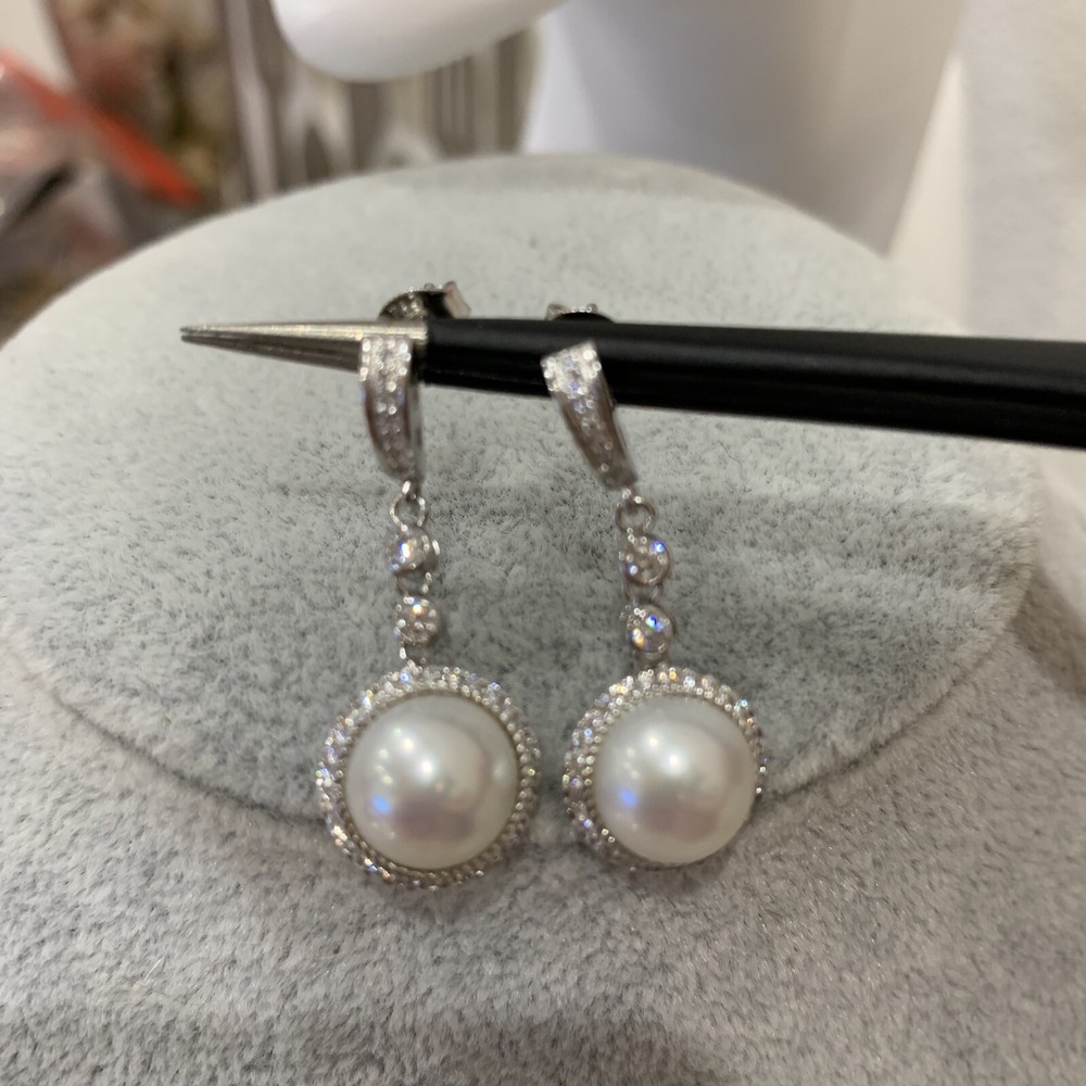 Mabe pearl earrings Drop S925 Silver