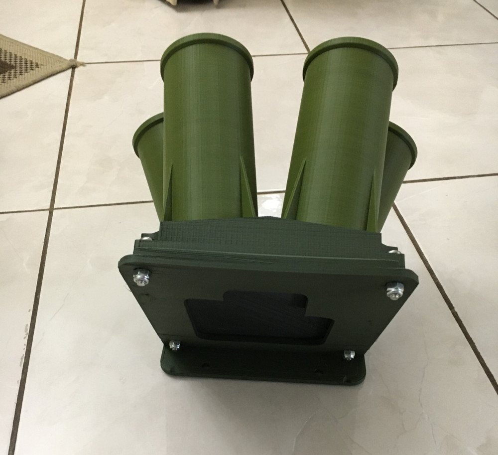 Humvee LVOSS 3D replica with 3D bracket