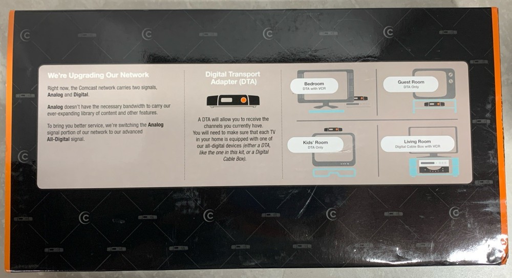 Xfinity Comcast Digital Transport Adapter Self-Installation Kit DCI105COM1 New!