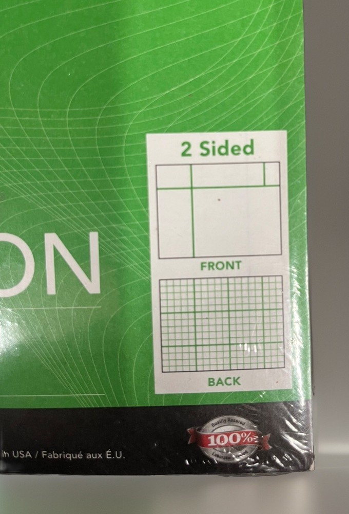 FORAY Green Tint Engineering Computation Pad Glue, 100 Sheets