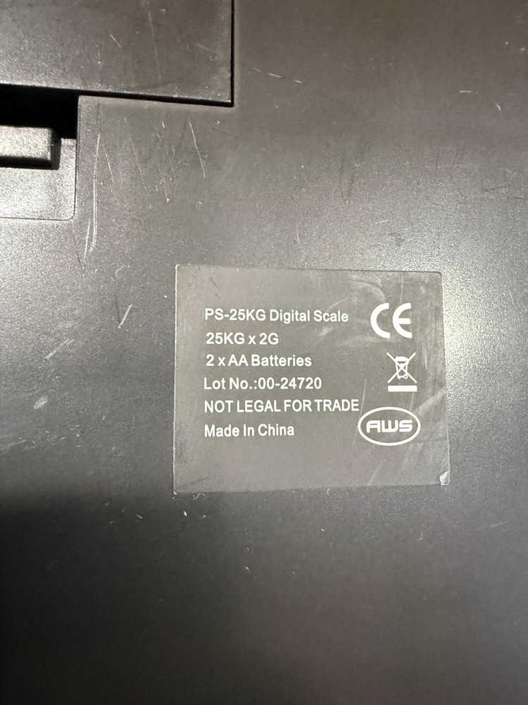 Postage Scale AWS-Postal PS-25KG Digital