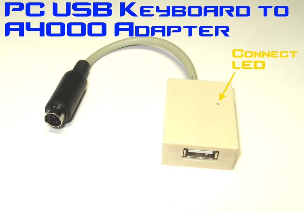 Amiga 4000 USB keyboard Adapter (new version 2025)