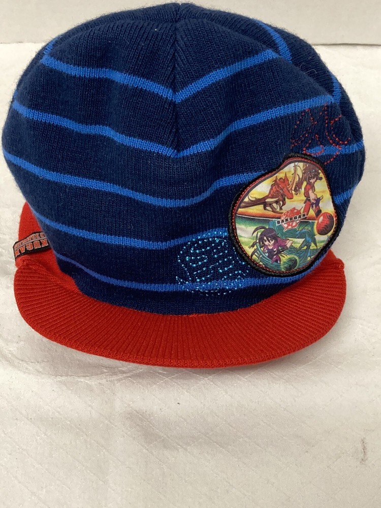 Bakugan  Brawlers Hat Knit Blue Red