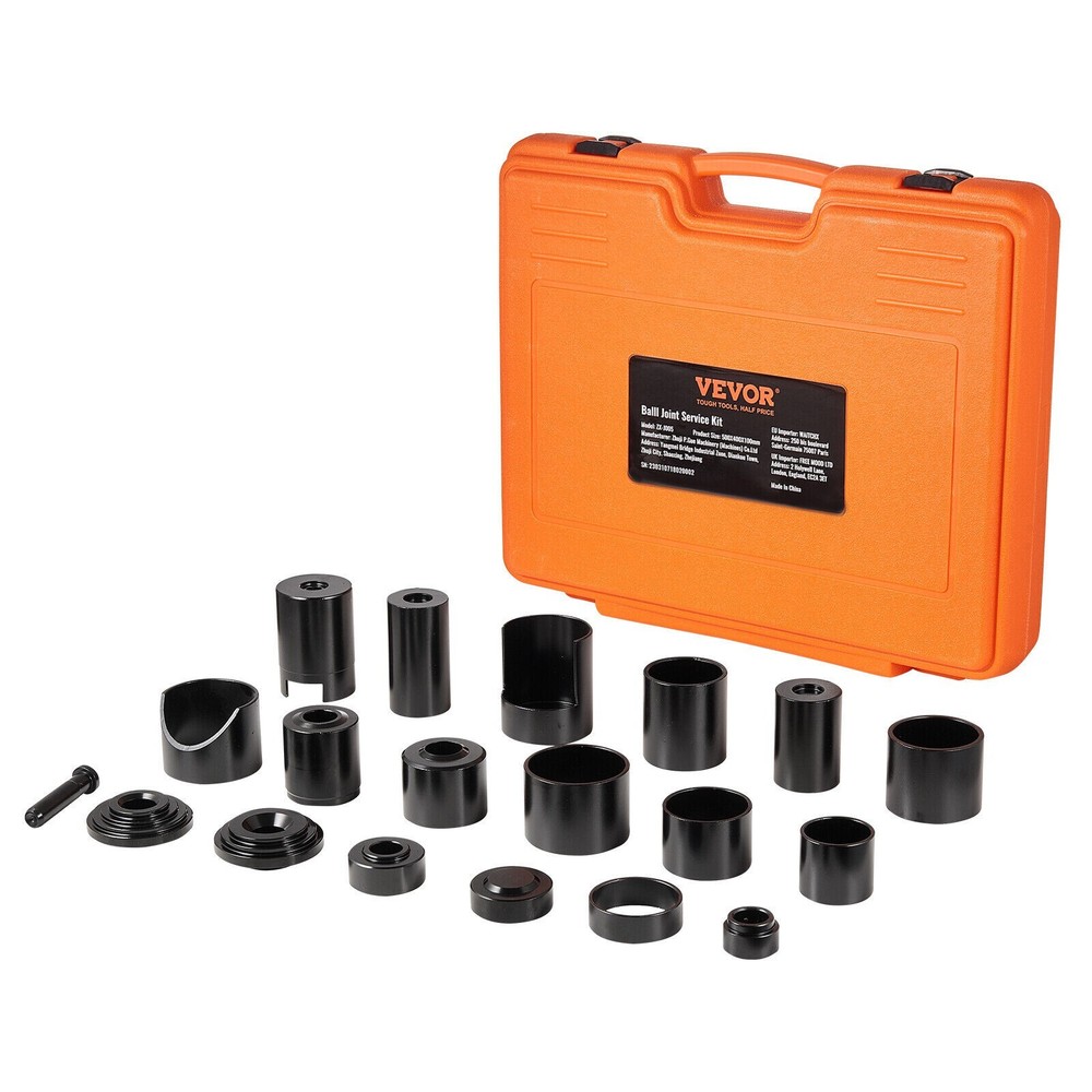 21Pcs Auto Repair Service Removal Ball Joint Press Tool Kit & Master Adapter Set