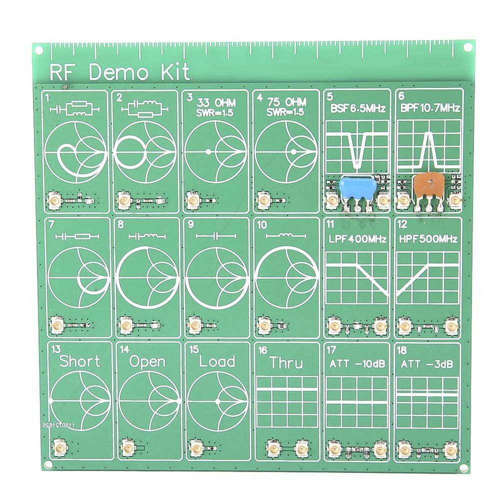 RF Demo Kit RF Tester Board Attenuator Module Vector Network Analyzer Board New