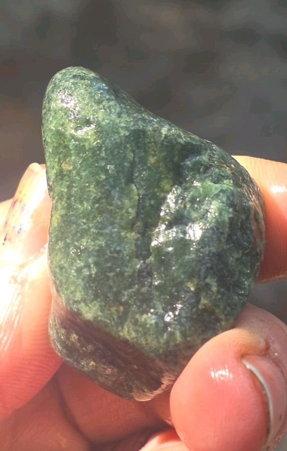 Nephrite Jade Stone Green Rock Stone