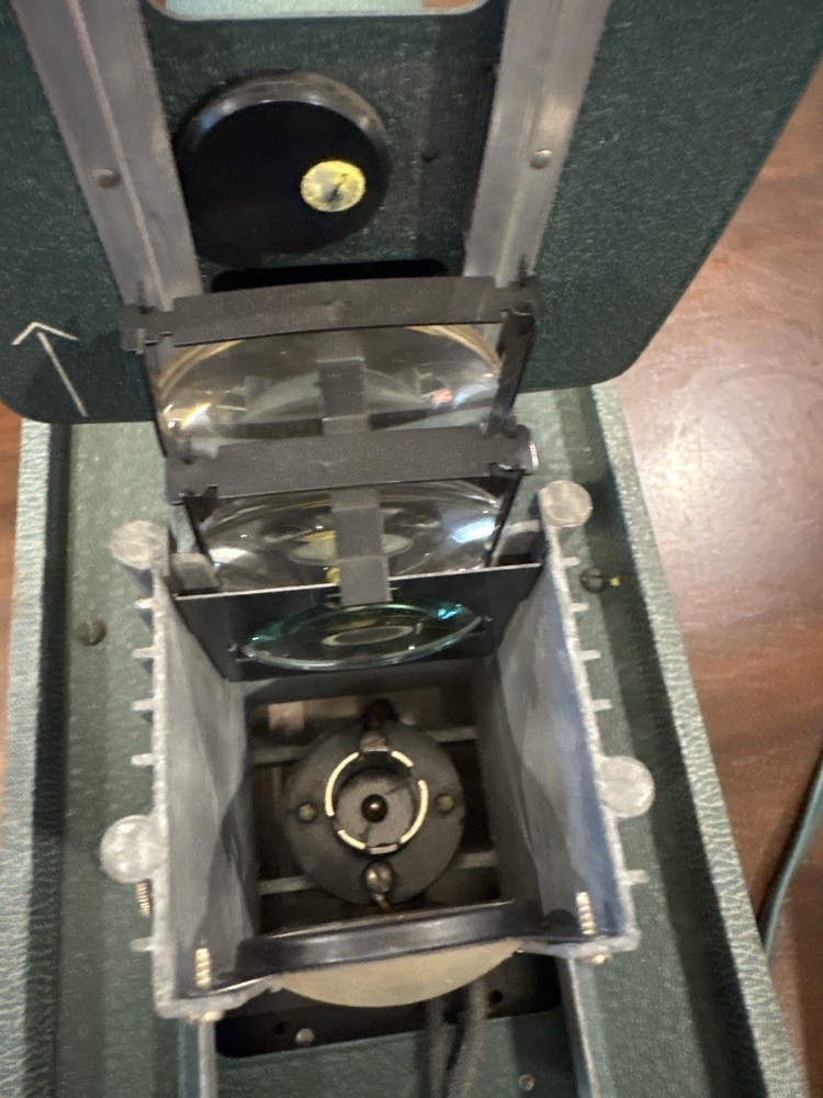 Vintage Argus 300 Slide Projector WORKING w/ Case