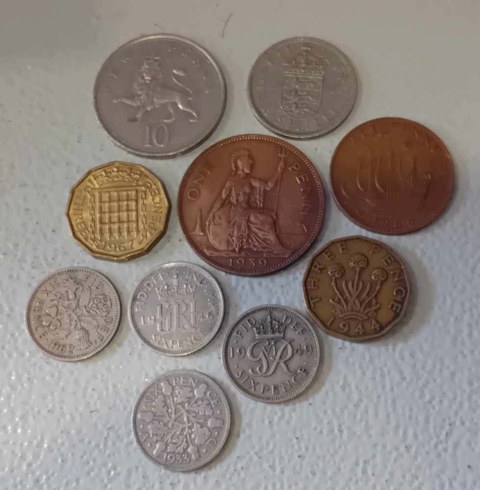 10 X BRITISH COINS