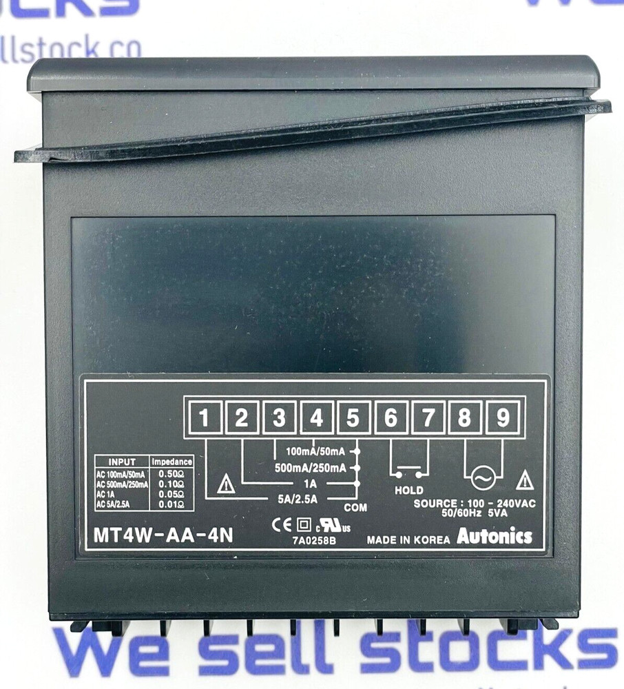 AUTONICS MT4W-AA-4N Panel Meter