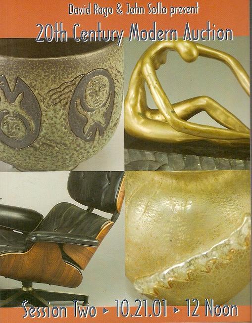 Rago Sollo 20th C. Modern Design Deco Session Two 2001