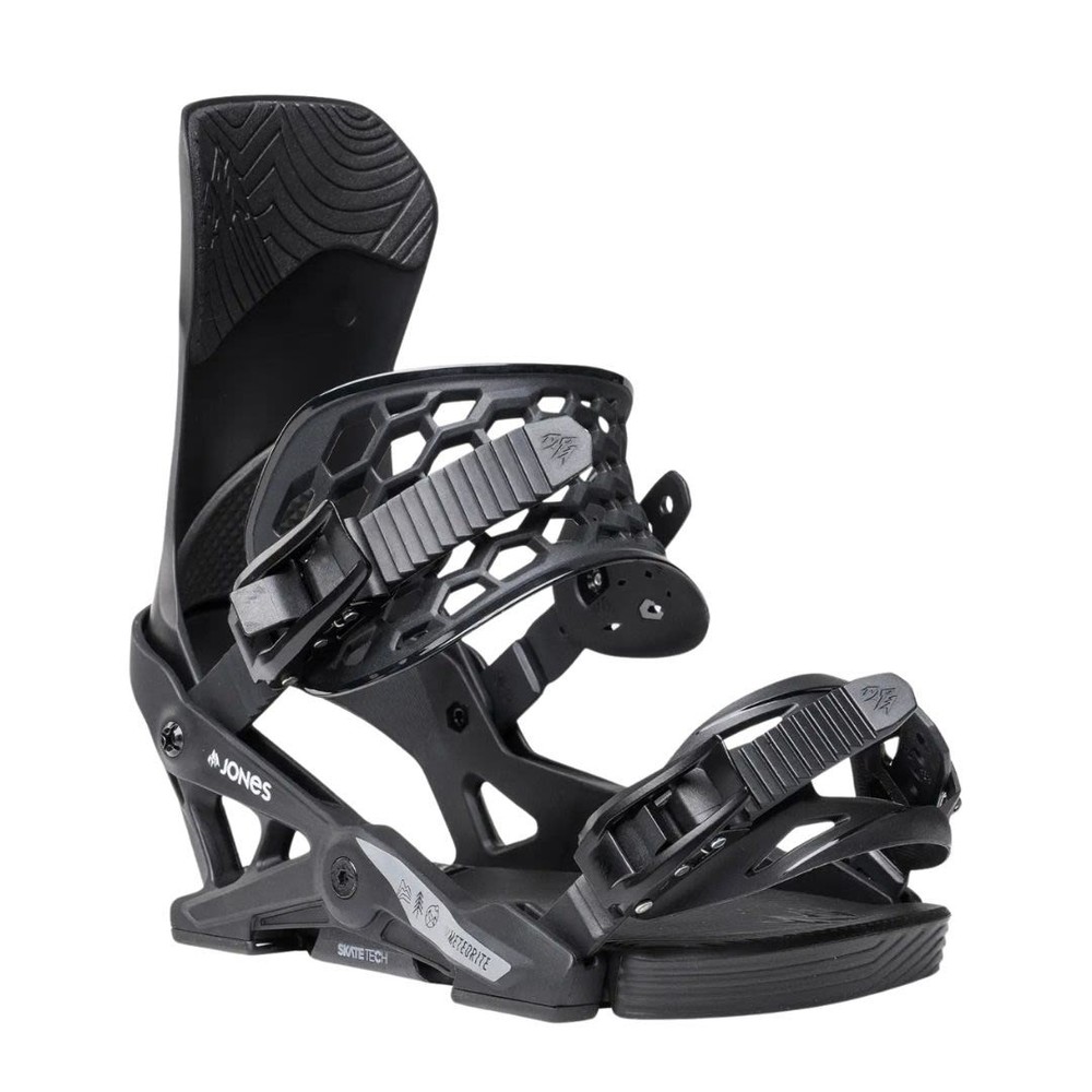 Jones Meteorite Men's Snowboard Bindings, Eclipse Black, Medium MY25