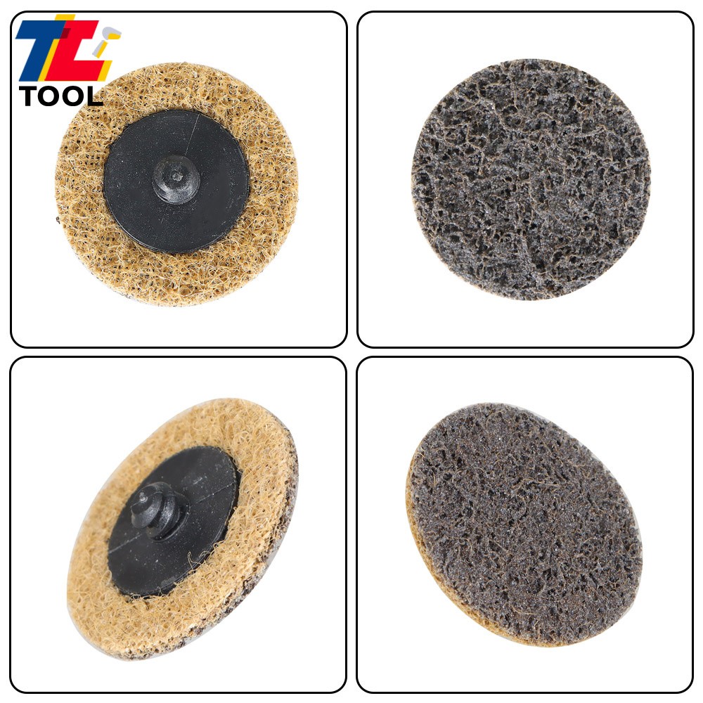 50 x 2" Coarse Surface Conditioning Discs Roll Lock Die Grinder Pads