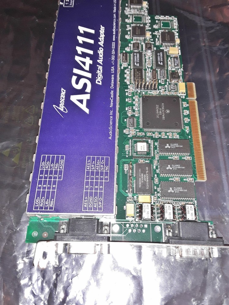 AUDIOSCIENCE ASI4111 Digital Audio Broadcast Card