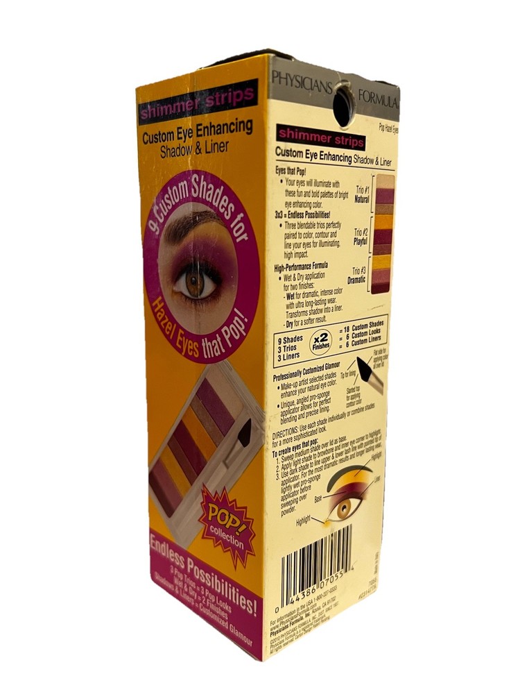 Physicians Formula Shimmer Strips Shadow & Liner, POP! Hazel Eyes (7055)