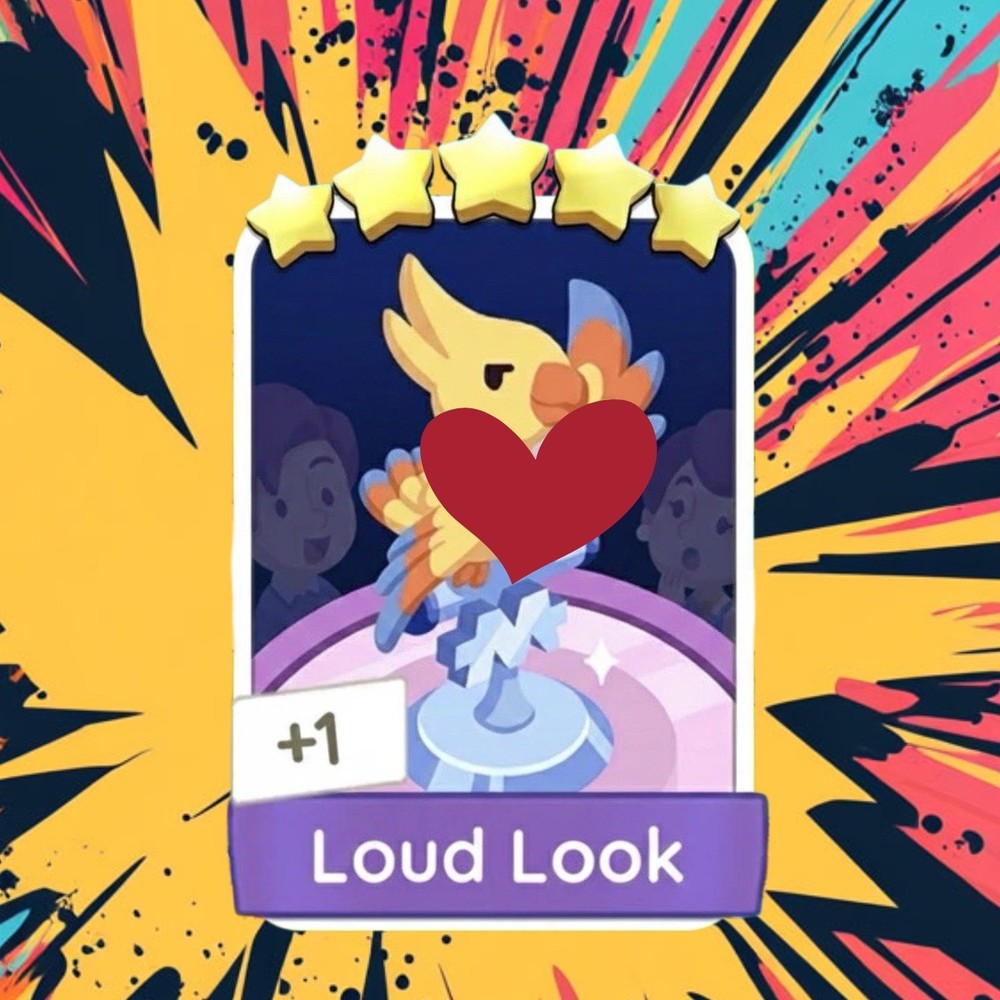Loud Look  -Sticker 5⭐⭐⭐⭐⭐ - ⚡️ Fast Send ⚡-Mono_poly GO!!! Set19-7