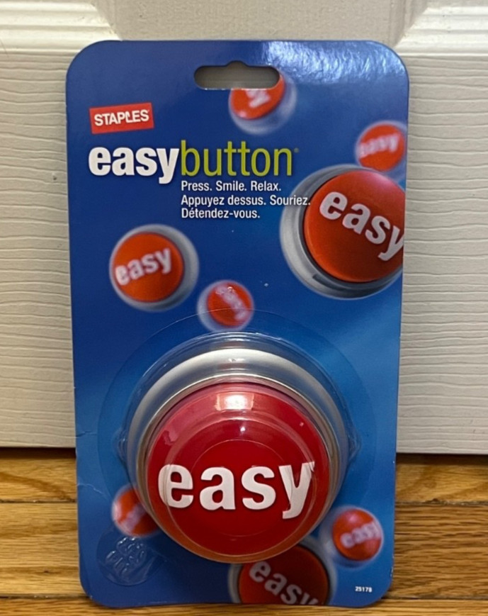 🔥BRAND NEW🔥STAPLES "That Was Easy" Easy Button