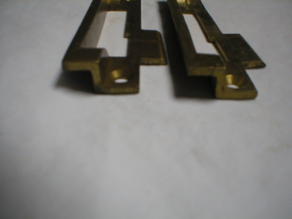 Antique Solid Brass Offset Striker Plate