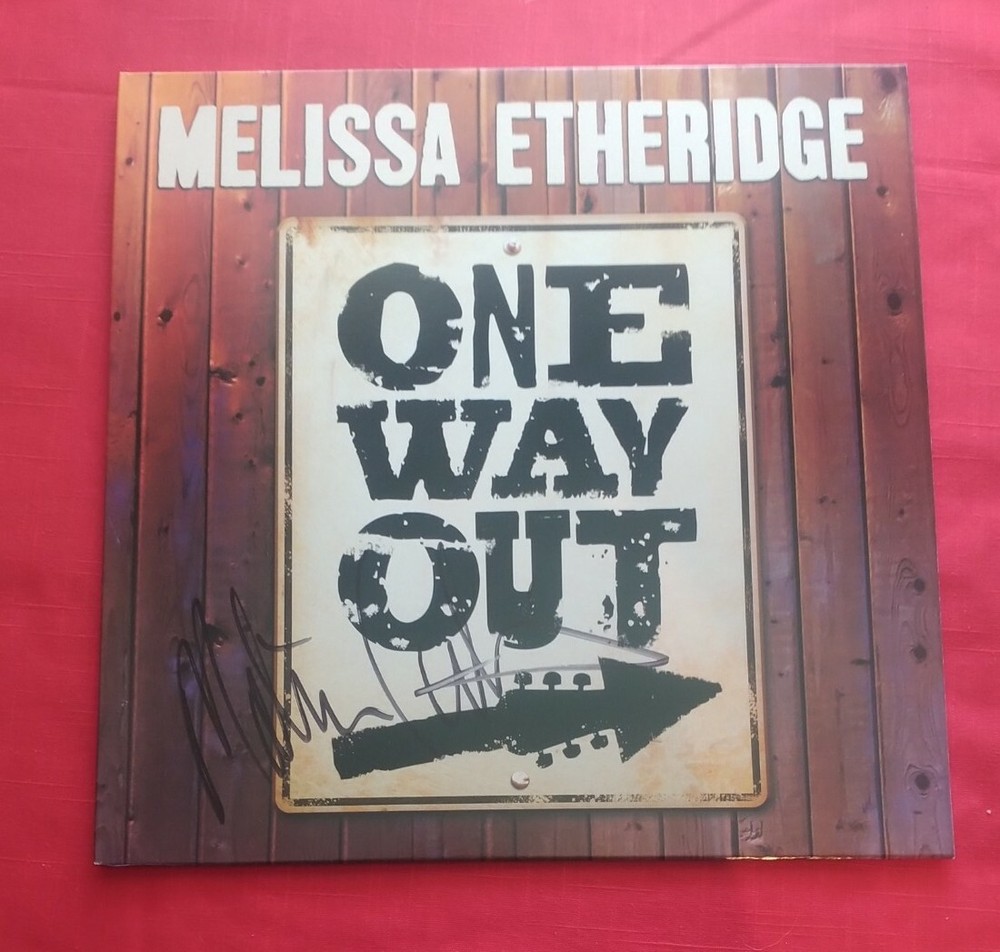 Melissa Etheridge ONE WAY OUT Vinyl Album Signed Autographed JSA