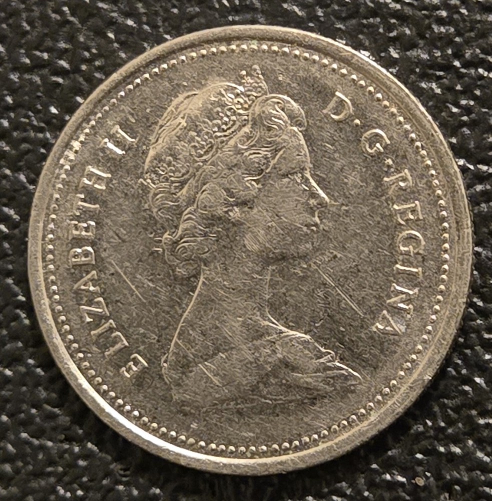 1984 Canada 25 cents quarter