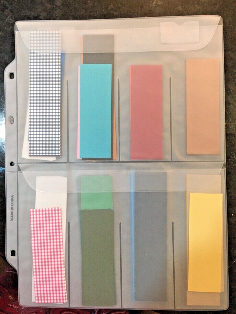 Creative Memories Various Accessory Binder Storage Pages