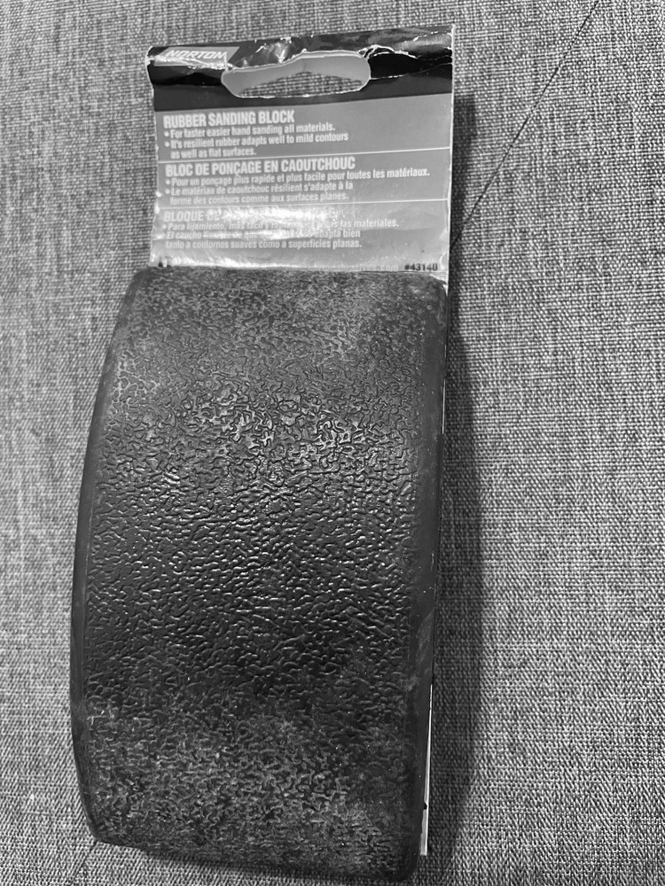 NORTON RUBBER HAND SANDING BLOCK  #07660743140