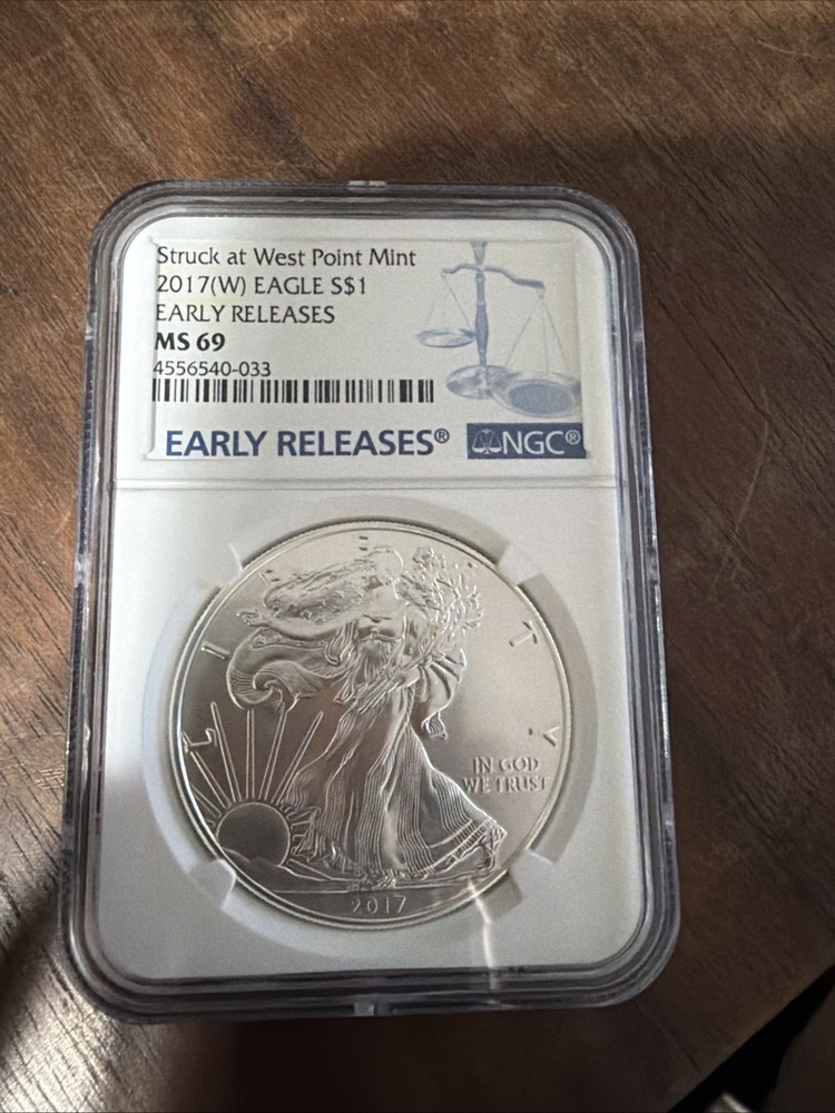 2017-W American Silver Eagle NGC MS69