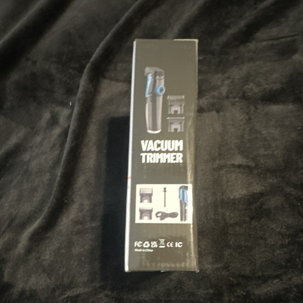 Vacuum Trimmer Model 9899 Beard USB Charging Black Blue Precision Wheel