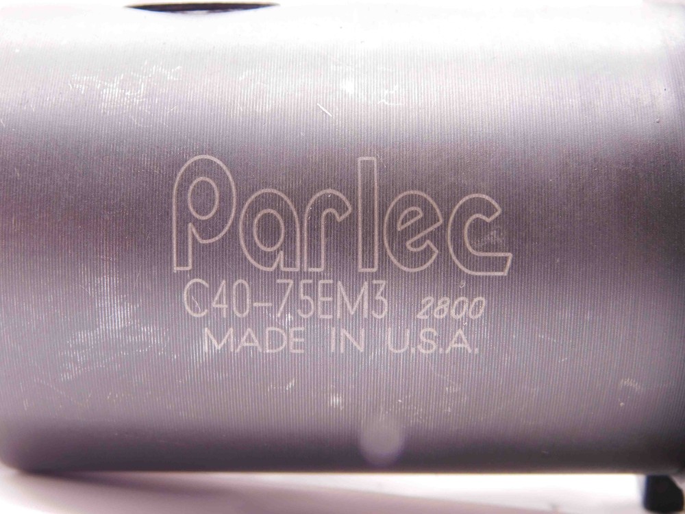 CAT40 PARLEC 3/4 I.D. SOLID END MILL TOOL HOLDER .75 3 1/2 PROJECTION C40-75EM3