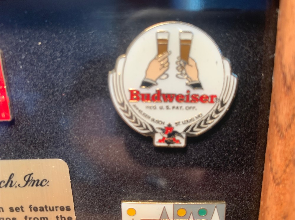 Anheuser Bush Commemorative Pin Set