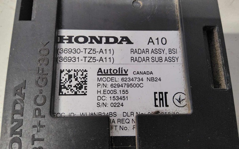 Radar Unir RH ACURA MDX 16