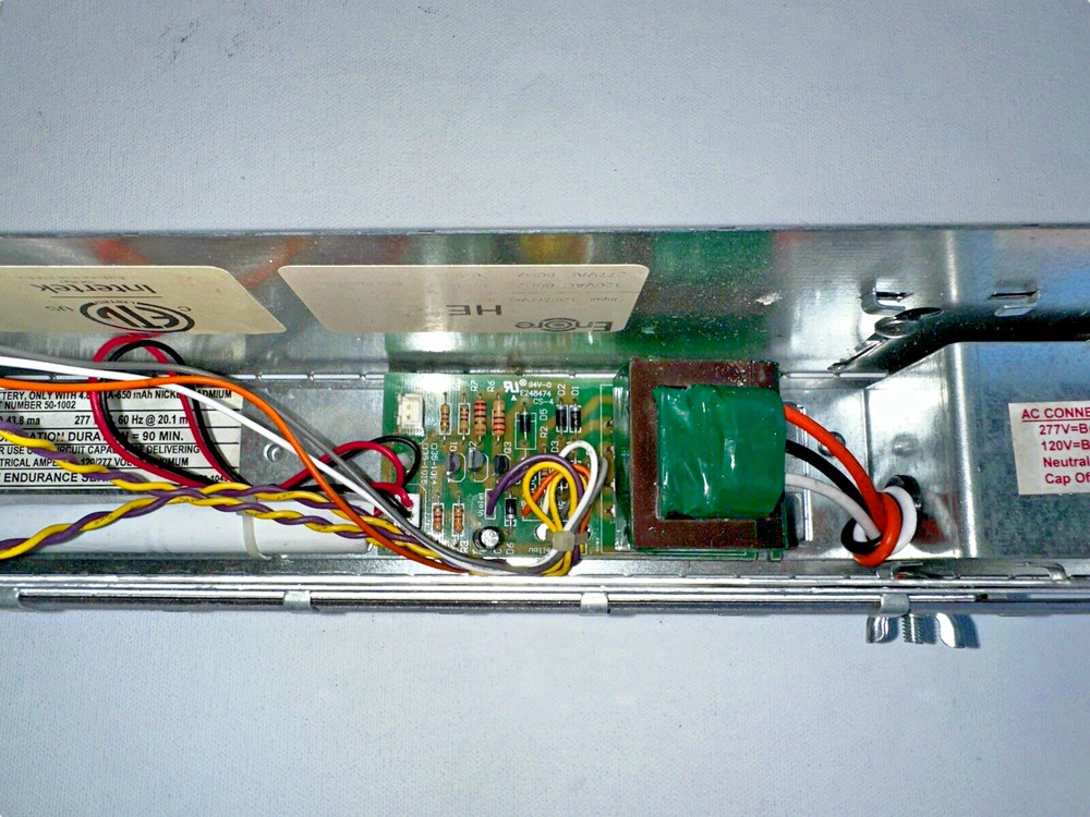 Encore Lighting HE Edge Lite LED Exit Sign Housing Only Battery Backup Frame