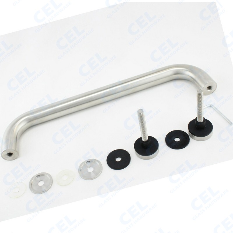 CEL 12" Solid Aluminum Straight Singled-Side Pull Handles for Entry Door