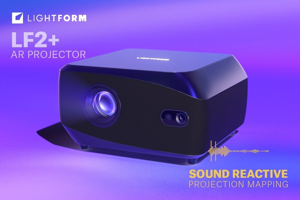 Lightform projector LF2+ The first sound reactive AR Projector