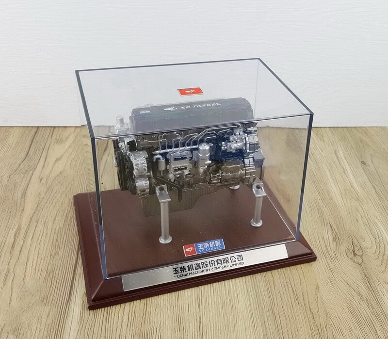 1:12 YC DIESEL Engine Transmission Construct Machine Equipment Diecast Model